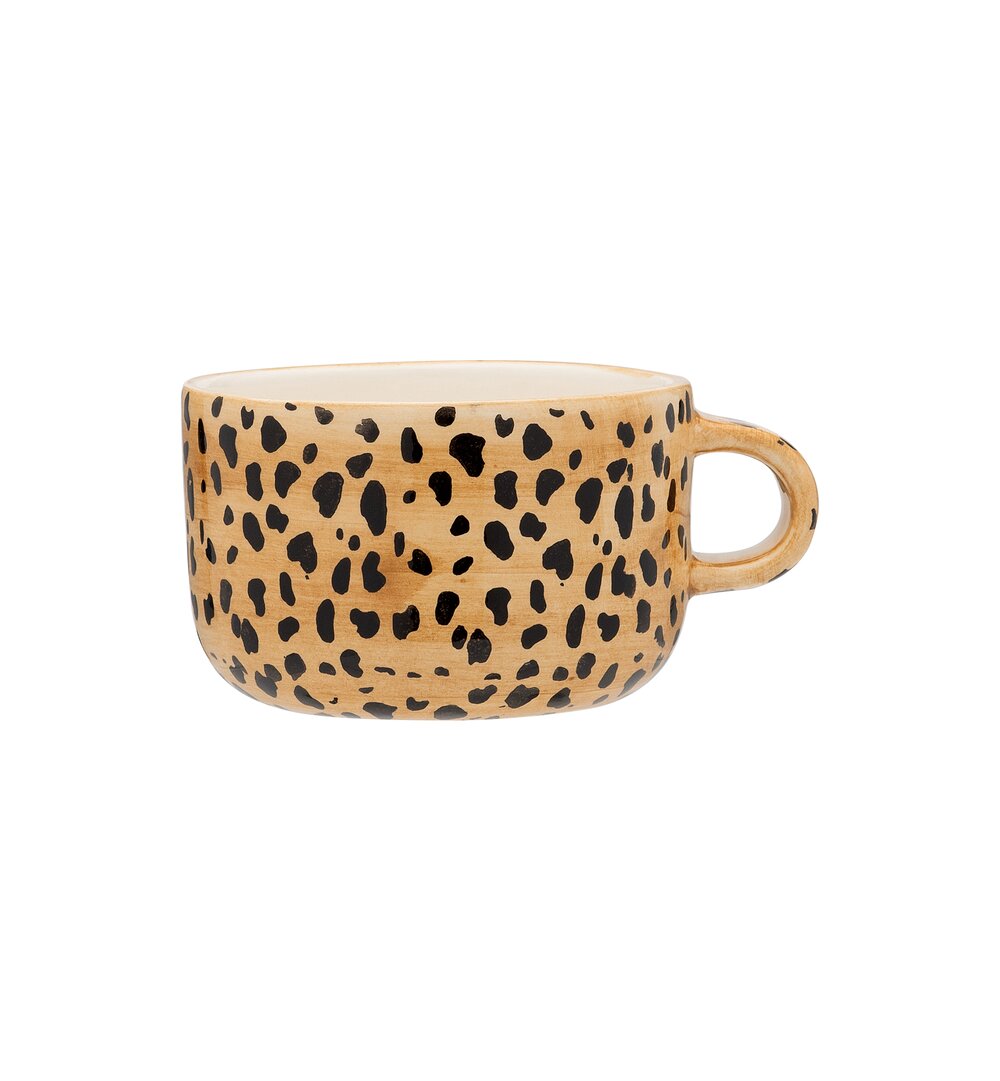 Leopard Cappuccino kop - brun
